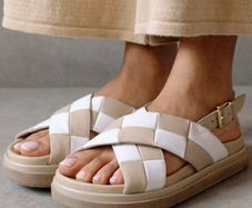 Alohas Marshmallow Scacchi sandals