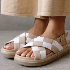 Alohas Marshmallow Scacchi sandals