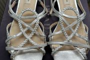 Silver LK Bennett sandals - sz 6