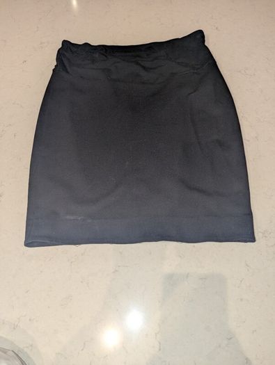 Seraphine Maternity Black Pencil Skirt