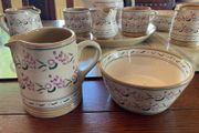 Nicholas Mosse  new  Lavender set  from Washington  creek . A cylinder jug and a bowl