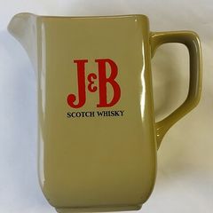 J & B whiskey jug ,,see pictures for condition,  take as is ,buyer collects or pays postage, thank you