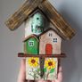 Handcrafted tiny wooden key holder! Image 5
