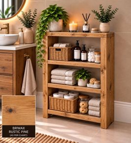 Handmade Rustic Pine Bathroom Unit