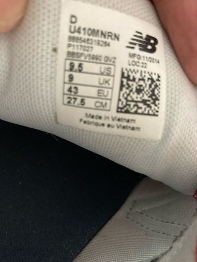 new balance red trainers