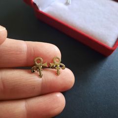 Gold Tone Prince Inspired Stud Earrings Musician Legend Prince Roger Nelson Symbol Earrings | Purple Rain