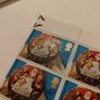 Block of UK 1974 Royal Mail Christmas Stamp 4.5p Image 4