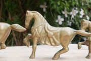 Vintage Brass Horses