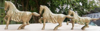 Vintage Brass Horses