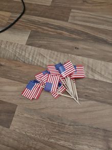 4th July American Flags / Cocktail Sticks