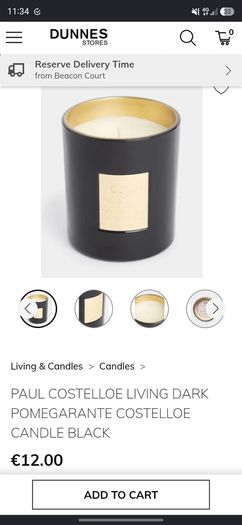 Dark Pomegrante Candle