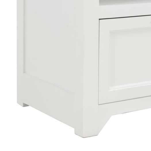 TV Cabinet White 120x30x40 cm Wood