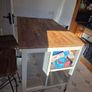 Kitchen island and high stools Image 4