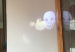 Projector with Slides for Outdoor and Indoor Use