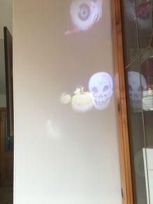 Projector with Slides for Outdoor and Indoor Use