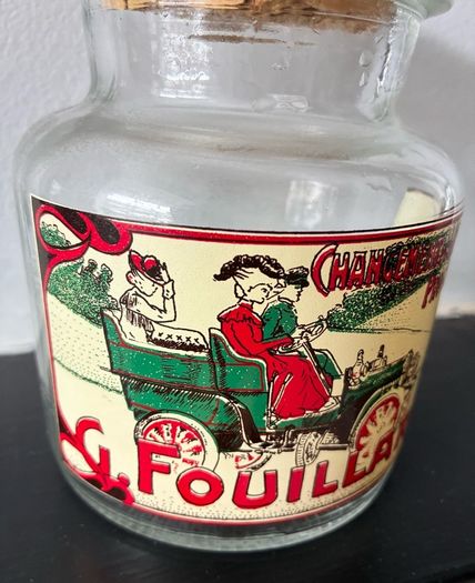 Early 20th Century Automotive Glass Jar.