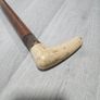 antique wooden cane or walking stick Image 4