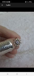 sterling silver flower ring