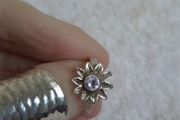 sterling silver flower ring