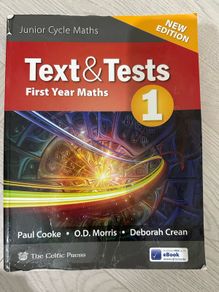 JC Maths texts and tests