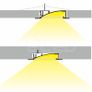 4x LED profile - WHITE (2m each) with milky slide diffuser Image 5