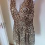 Asos leopard print V-neck playsuit size UK12 EU40 Perfect condition Postage included Image 2