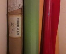 Rolls of sailcloth