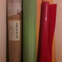 Rolls of sailcloth