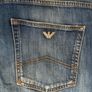 Armani Jeans Blue Denim Straight Fit Size 34 Image 2