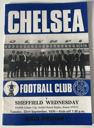 Chelsea 1970/71 Matchday Programmes