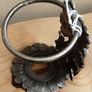 Nice pewter dragon fly tea light holder Image 2