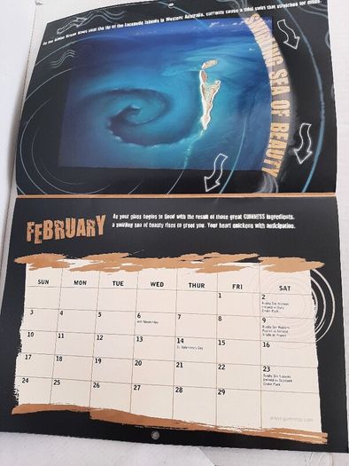 GUINNESS collectable calander