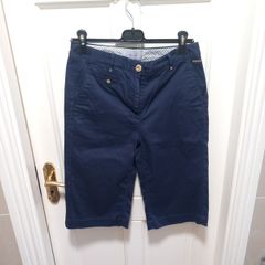 Navy Chino city shorts Per Una size 8