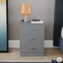 Bedside locker - 3 Drawer Image 2