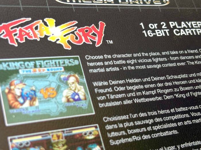 Fatal Fury for Sega Mega Drive - Boxed