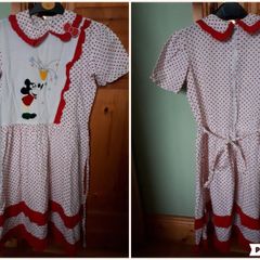 Mickey Mouse Dress.  Age 7-8