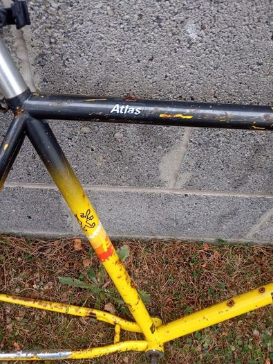 Vintage Peugeot MTB frame set