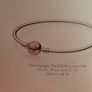 New genuine pandora moments bangle with gold clasp Image 6