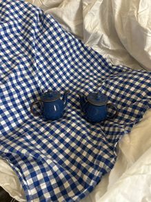 Denby teapots salt and pepper pots Imperial Blue