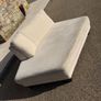 Cream Chaise Lounge Image 2