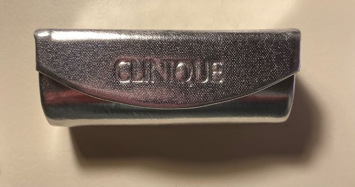 Clinique Silver Lipstick Holder Case with Mirror Brand New Vintage Collectors Item