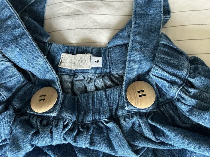 Denim Skirt with braces