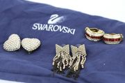 Collection of Designer Gemset Costume Earrings