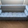 Navy Velvet Sofas (Harvey Norman) Image 3
