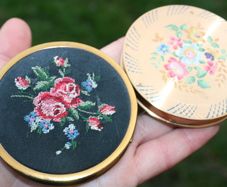 Vintage  Powder Boxes 3 "