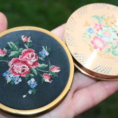Vintage  Powder Boxes 3 "