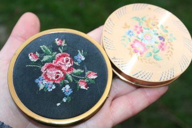 Vintage  Powder Boxes 3 "