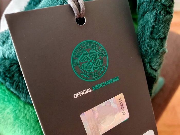 Personalised Celtic FC Dragon Plush Toy - Paul