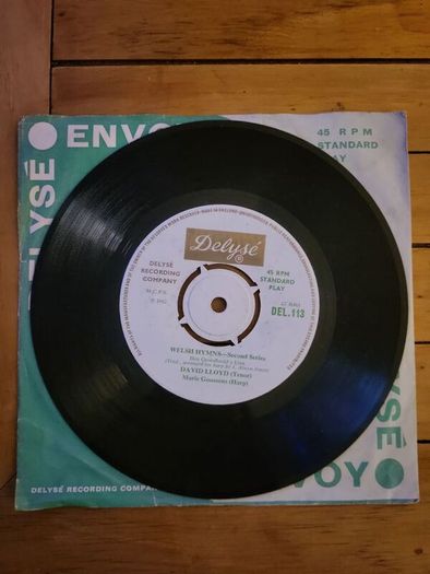 Welsh Hymns Second Series David Lloyd 7 inch EP on Delyse DEL 113