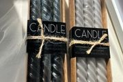 Candle Junkie -  Twisted Dinner Candles (6 pack)